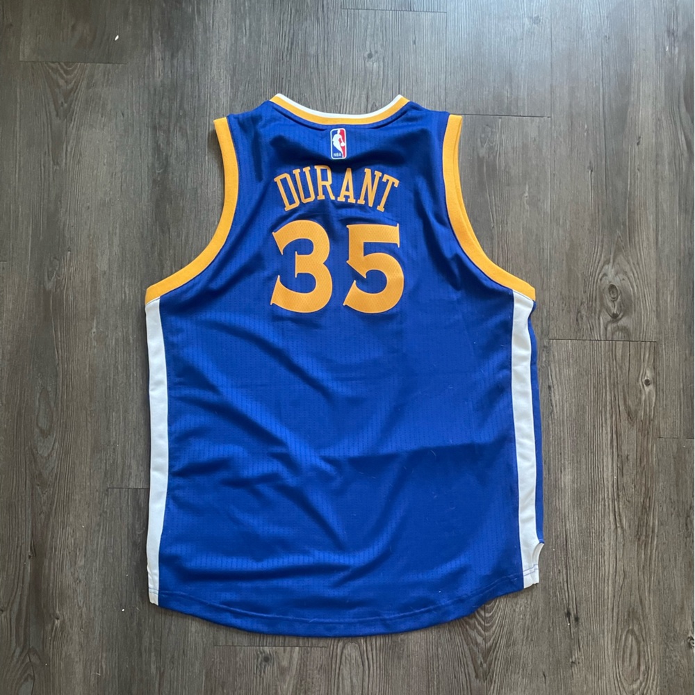 Blue and Yellow Basketball Jersey